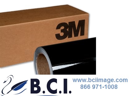 3M - 1080G12 - 1080 Series Vinyl Wrap - Gloss Black - 5 X 6