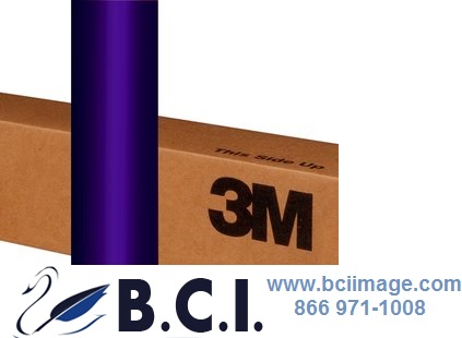 ft. 3M Scotchprint 1080 Series Matte Royal Purple Wrap Film 12"x48" 4 sq