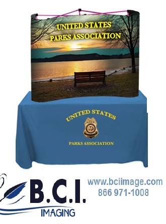 Pop Up Display Tabletop 6 ft. Graphic Package
