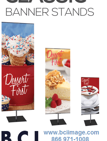 Classic Banner Stand 12"