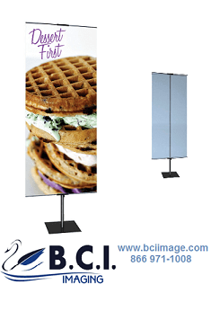 Promo Double Indoor Banner Stand
