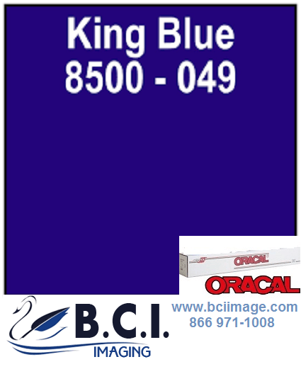 Orafol ORACAL 8500-049 King blue Translucent Cal Vinyl – BCI