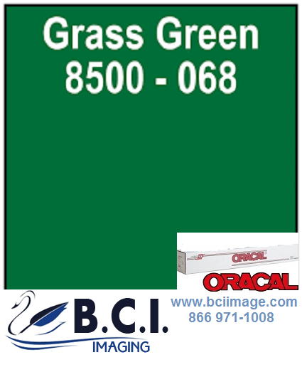 Orafol ORACAL 8500-068 Grass green Translucent Cal Vinyl – BCI Imaging  Supplies