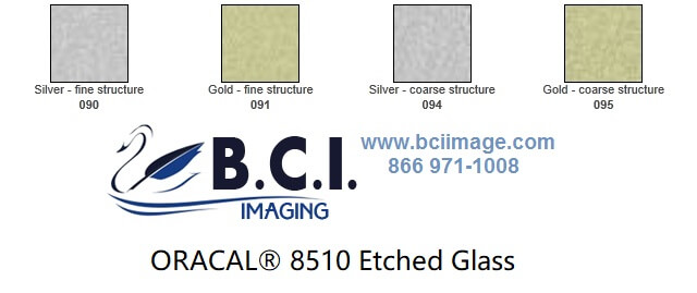 Orafol ORACAL 8510-090 Silver Fine Etched Glass Cal Film – BCI Imaging  Supplies