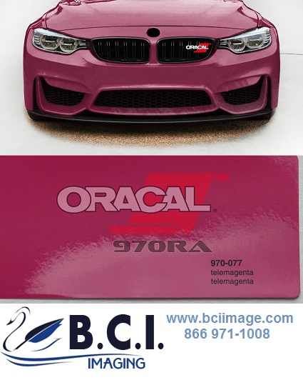 ORAFOL ORACAL 970RA-077 Telemagenta Premium Wrapping Cast Vinyl RapidAir –  BCI Imaging Supplies