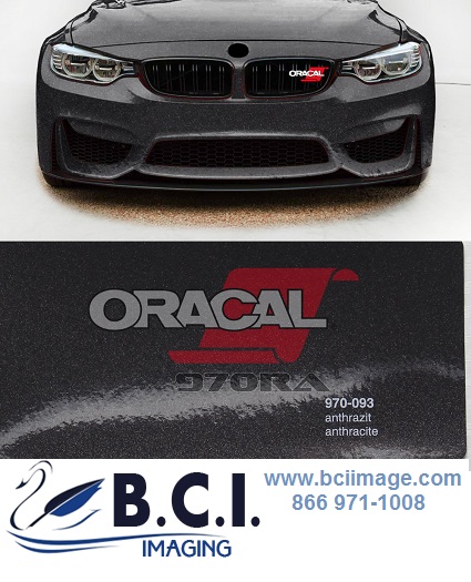 Oracal 970 Premium Wrap Cast Autofolie Muster M093 Anthrazit
