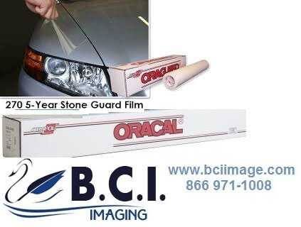 Stone Guard Film Paint Protection Film Oraguard 270 Transparent Self-Adhesive 126 cm x 10 cm Universal