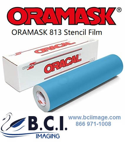 Orafol ORAMASK 813 Stencil Film Blue - BCI Imaging Supplies