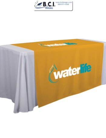 57" Standard Table Runner (Full-Color Imprint, Two Locations)