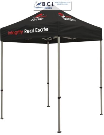 Deluxe 6' Tent Kit (Full-Color Imprint, Three Locations)