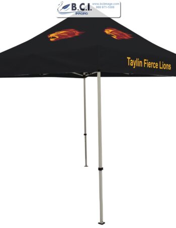 Deluxe 8' Tent Kit (Full-Color Imprint, Three Locations)