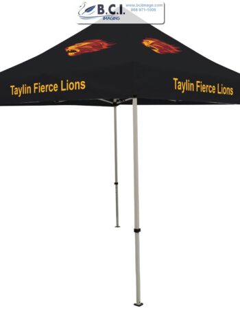 Deluxe 8' Tent Kit (Full-Color Imprint, Four Locations)