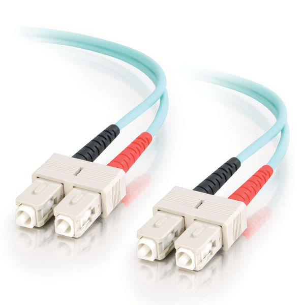 3m SC-SC 10Gb 50/125 OM3 Duplex Multimode PVC Fiber Optic Cable