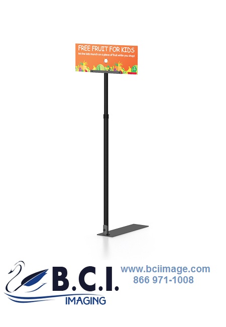 EasyOpen Dual SignPost Frame Stands, Adjustable Pedestal Floor Stands