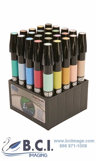 100 Color Set, Tri-Nib Markers - BCI Imaging Supplies