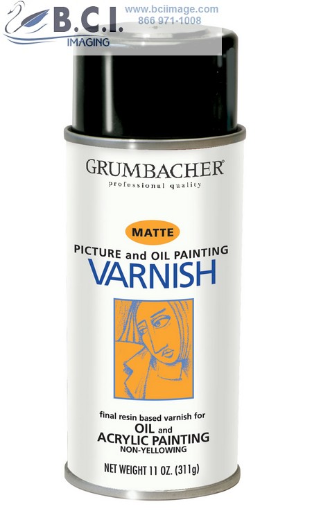 Hyp Varnish For Acrylic Painting - Gloss Spray, 11oz 2.69 x 2.69 x 7.75  - BCI Imaging Supplies
