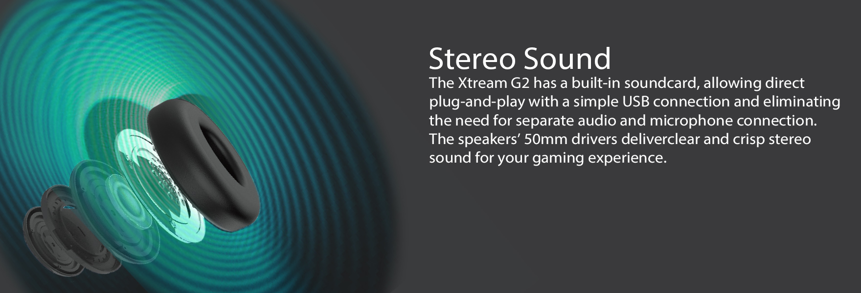 Casque d'écoute Adesso Xtream Stereo USB - Avec Micro - Coop HEC Montréal