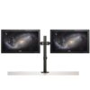 Desk Mount Dual Monitor Arm - Desk Clamp / Grommet VESA Monitor Mount for up to 32 inch Displays - Ergonomic Articulating Monitor Arm - Height Adjustable/Tilt/Swivel/Rotating - Image 2