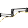 Desk Mount Dual Monitor Arm - Desk Clamp VESA Compatible Monitor Mount for up to 32 inch Displays - Ergonomic Articulating Monitor Arm - Height Adjustable/Tilt/Swivel/Rotating - Image 4