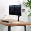 Desk Mount Dual Monitor Arm - Desk Clamp VESA Compatible Monitor Mount for up to 32 inch Displays - Ergonomic Articulating Monitor Arm - Height Adjustable/Tilt/Swivel/Rotating - Image 2