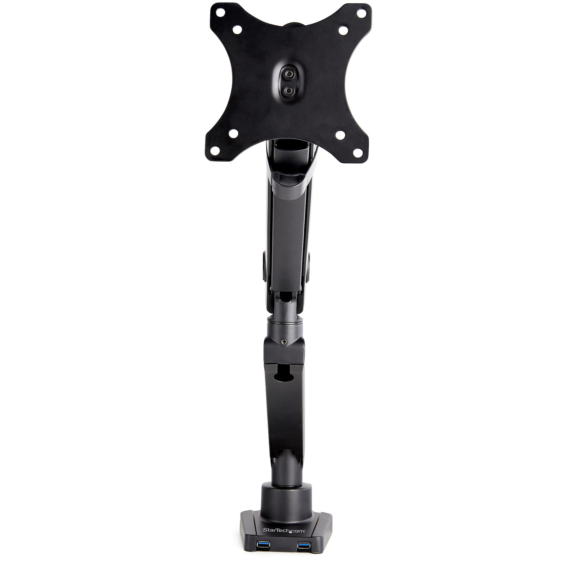 Dual Monitor Mount – Clamp-on Monitor Arm With 2 Adjustable Vesa Mounts –  Black – Stand Steady : Target