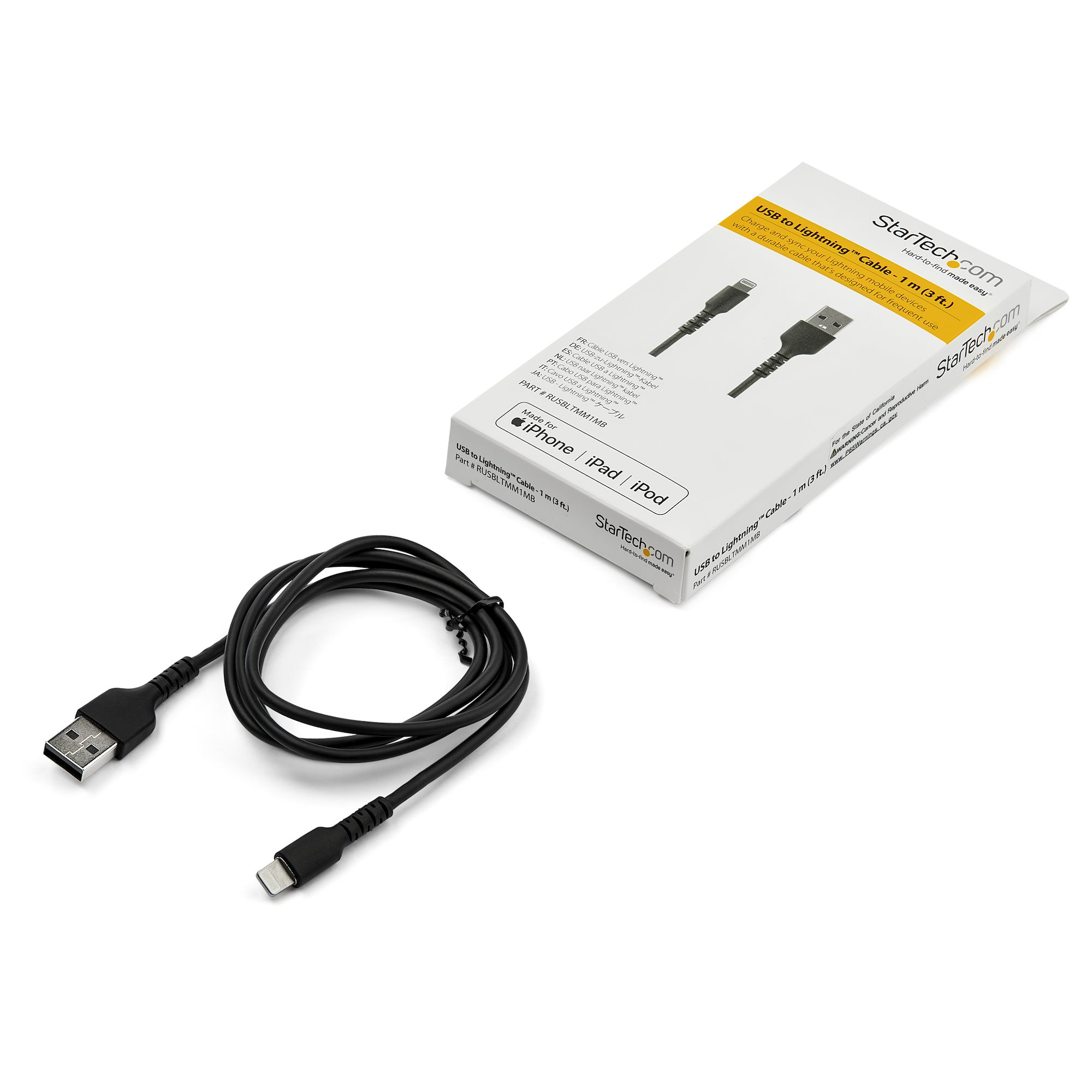 Apple Cable de USB a Lightning (1M) para iPhone.