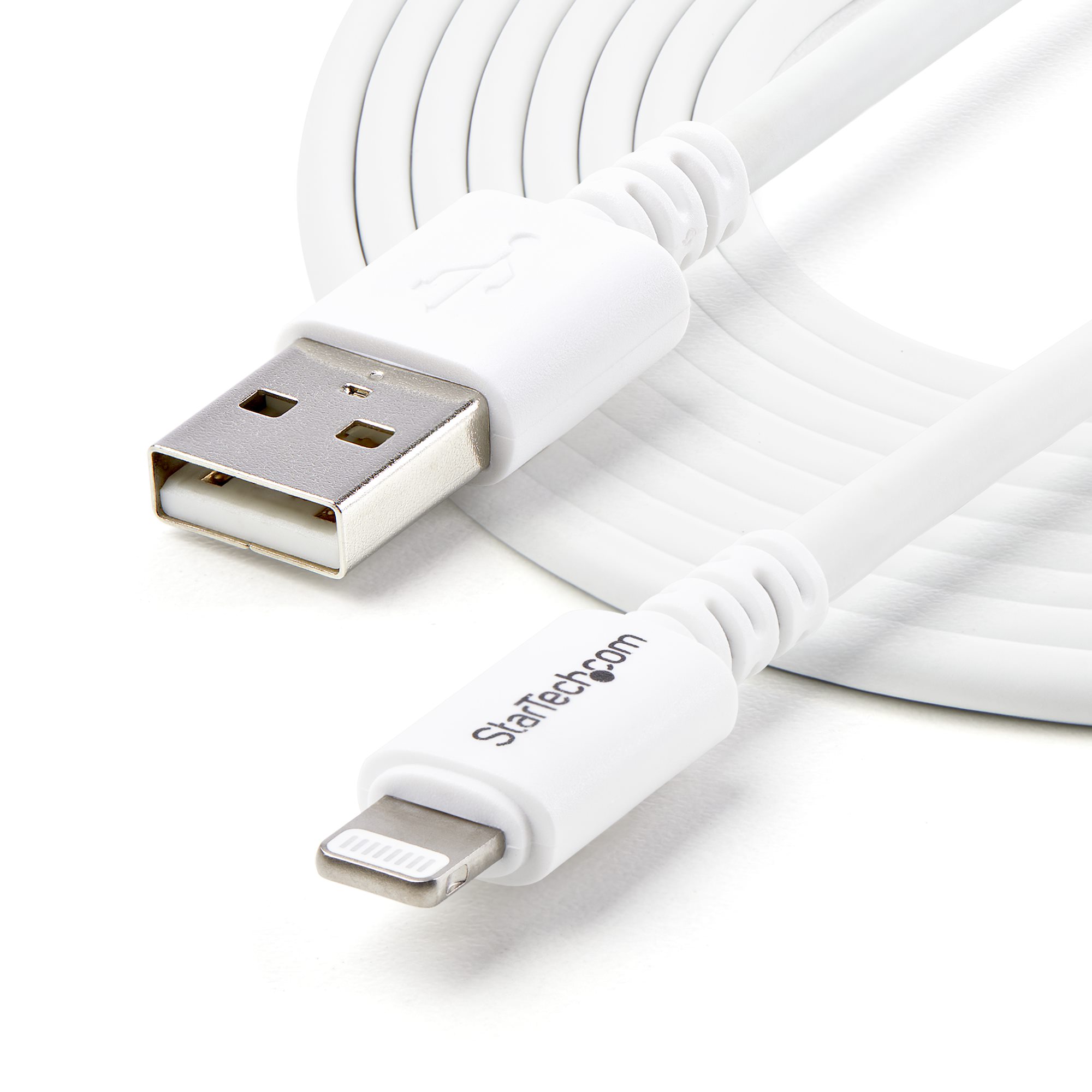 30 cm (11 in) USB to Lightning Cable - Short iPhone / iPad / iPod Charger  Cable - Lightning to USB Cable - Apple MFi Certified - White