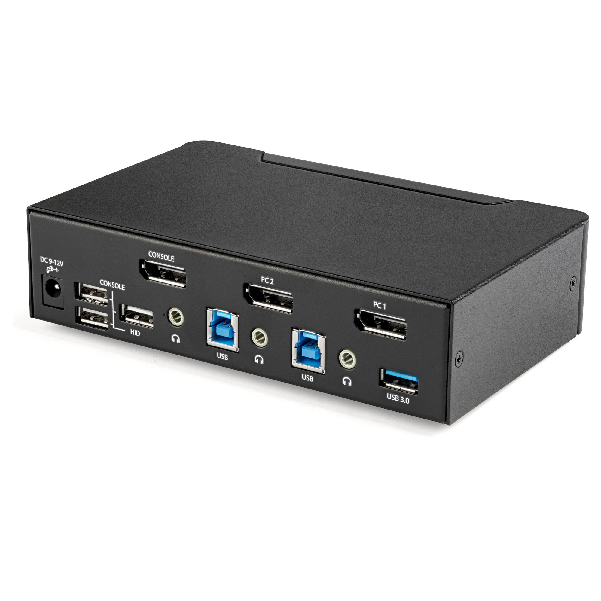 4-Port 4K DisplayPort & Audio KVM Switch with USB 3.0 Hub
