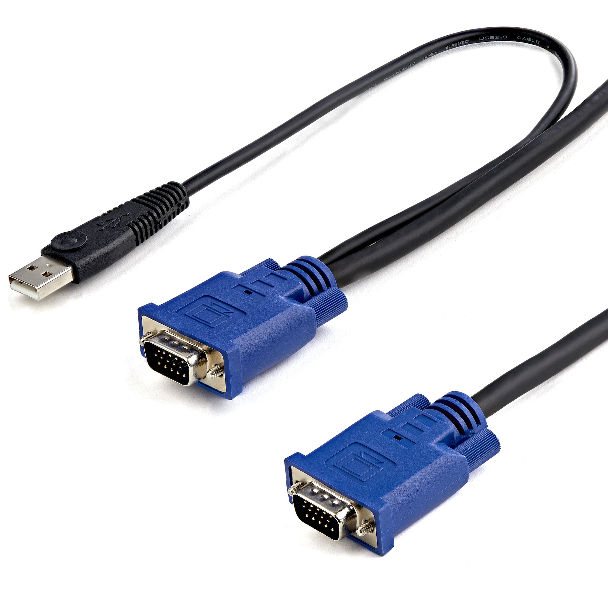 10 ft Ultra Thin USB VGA 2-in-1 KVM Cable - BCI Imaging Supplies