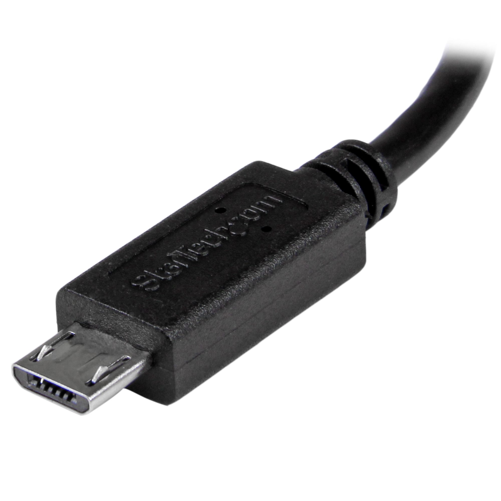 USB OTG Cable - Micro USB to Mini USB - M/M - 8 in. - BCI Imaging Supplies