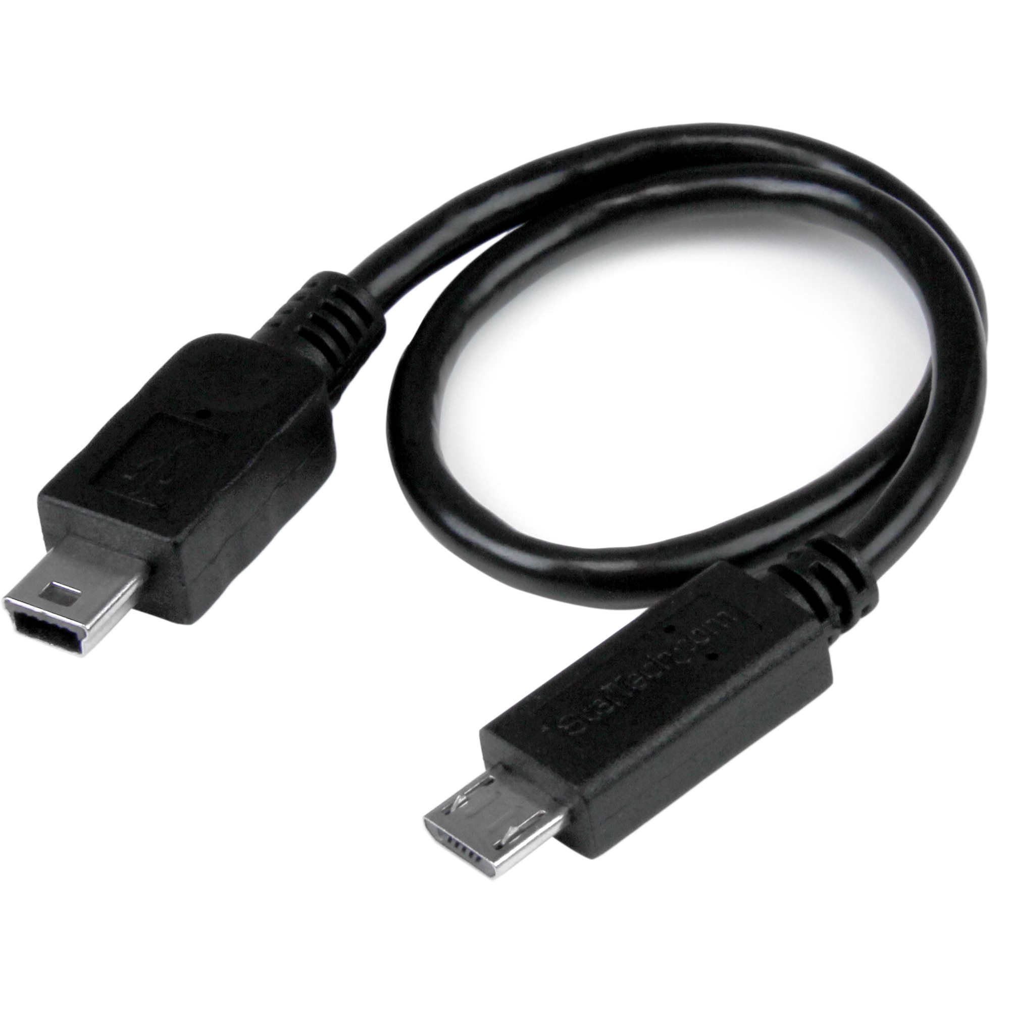 USB OTG Cable - Micro USB to Mini USB - M/M - 8 in. - BCI Imaging Supplies