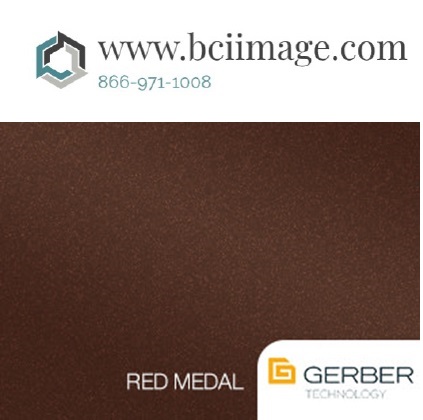 GerberColor Medal Foils EDGE 1 & 2 GCM783 Red Medal GCM-783