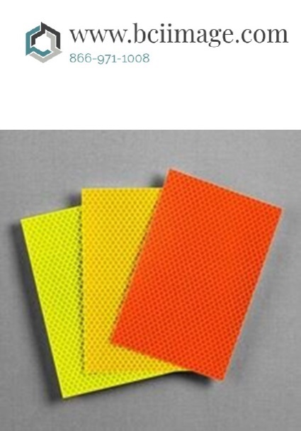 3M™ Prismatic Reflective Sheeting 3923 Fluorescent Yellow Green
