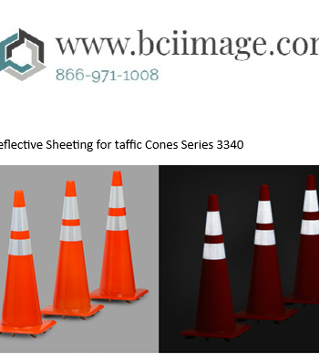 3M™ Flexible Prismatic Cone Sheeting 3340 Series