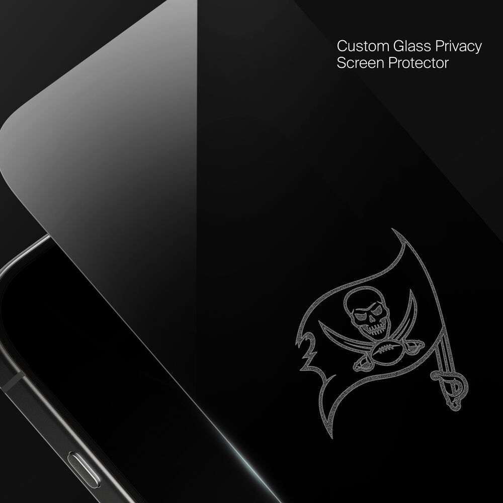 Belkin Tampa Bay Buccaneers Custom Glass Screen Protector - iPhone 16 Pro Max, Privacy - Image 5