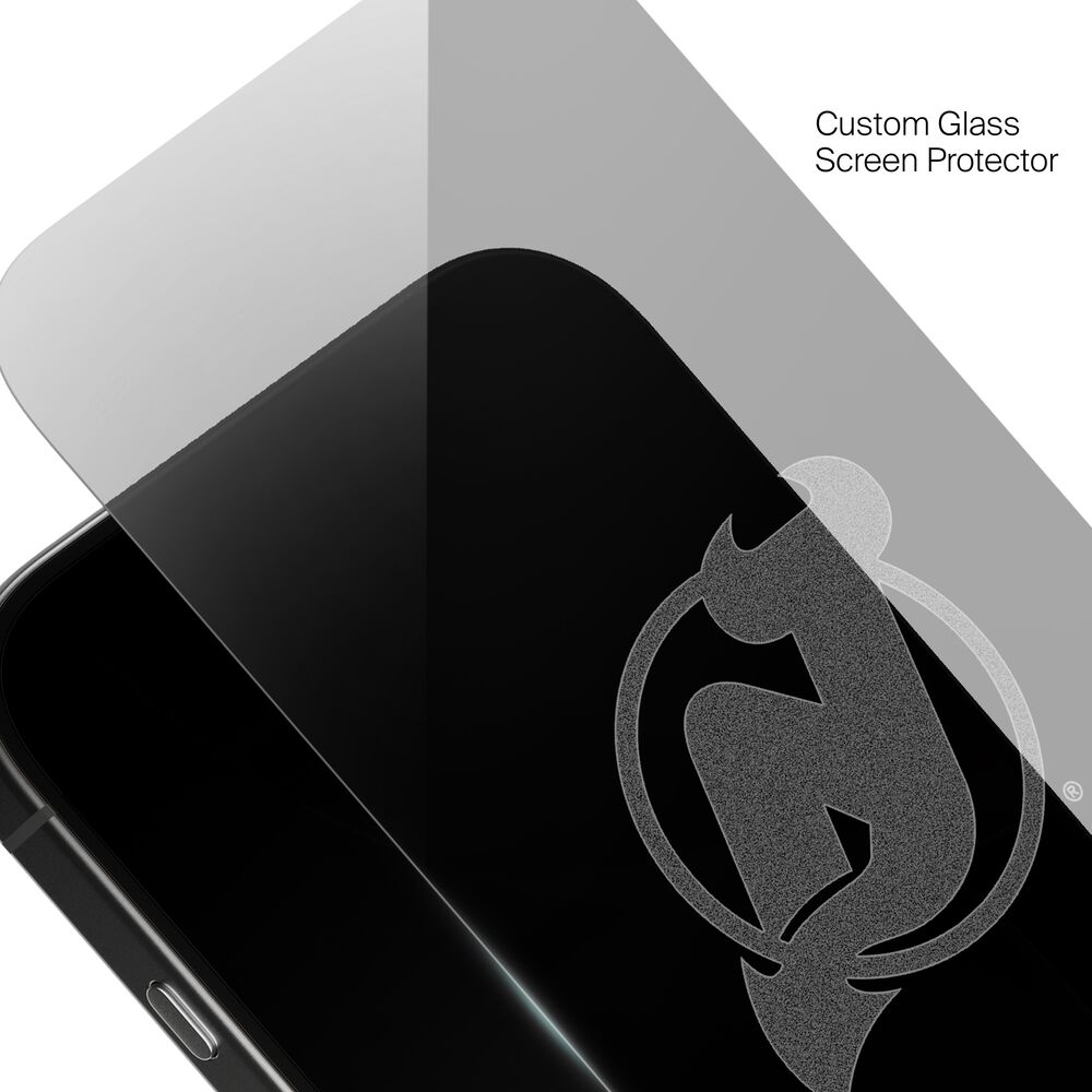 Belkin New Jersey Custom Glass Screen Protector - New Jersey Devils, iPhone 17, Clear - Image 5
