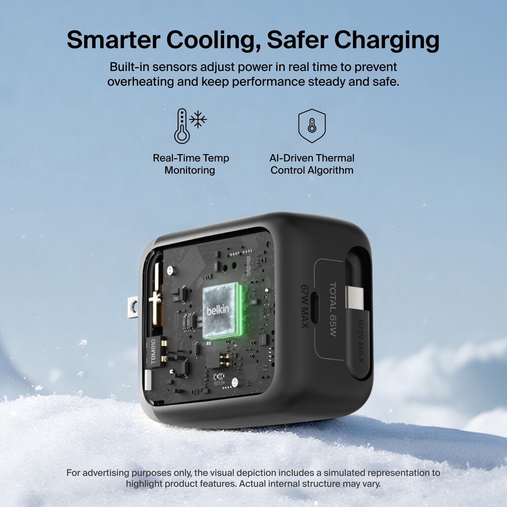 Belkin Retractable GaN Wall Charger 45W/67W - Image 8