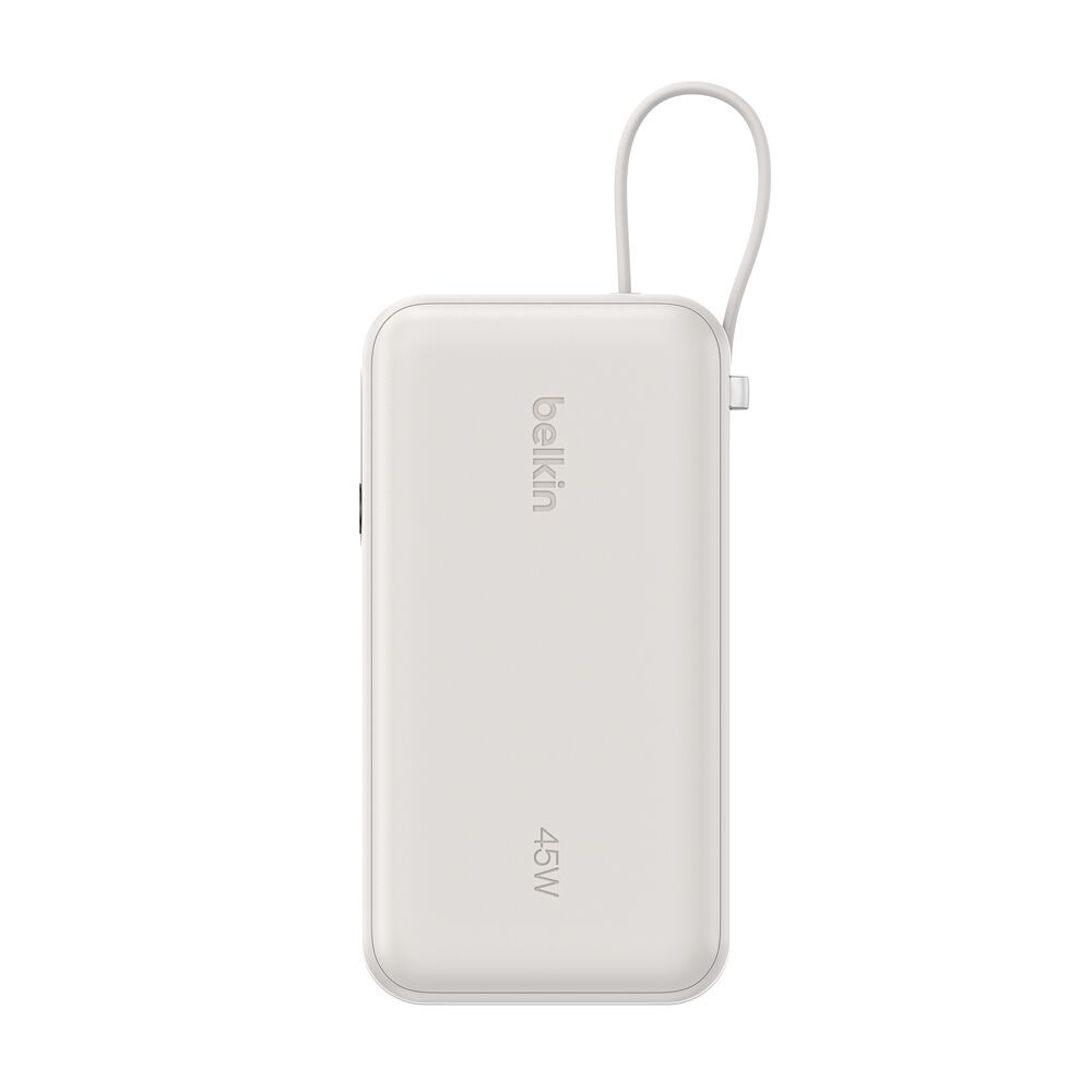 Belkin Power Bank 10K with Integrated Cable and Display - Sand, 10K, 11.5in cable - Image 14