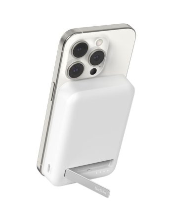 Belkin Magnetic Power Bank with Qi2 15W 10K - White