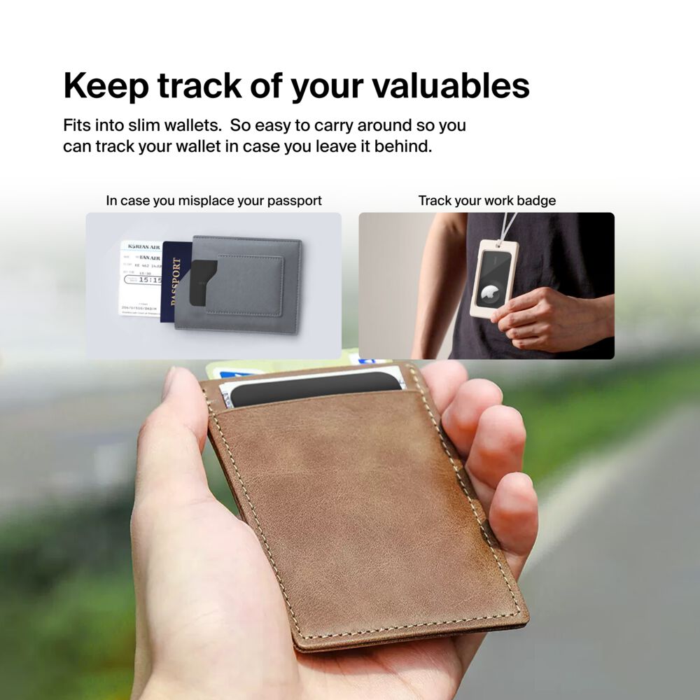 Belkin Secure Wallet Insert for AirTag - Black, 2 Pack - Image 4