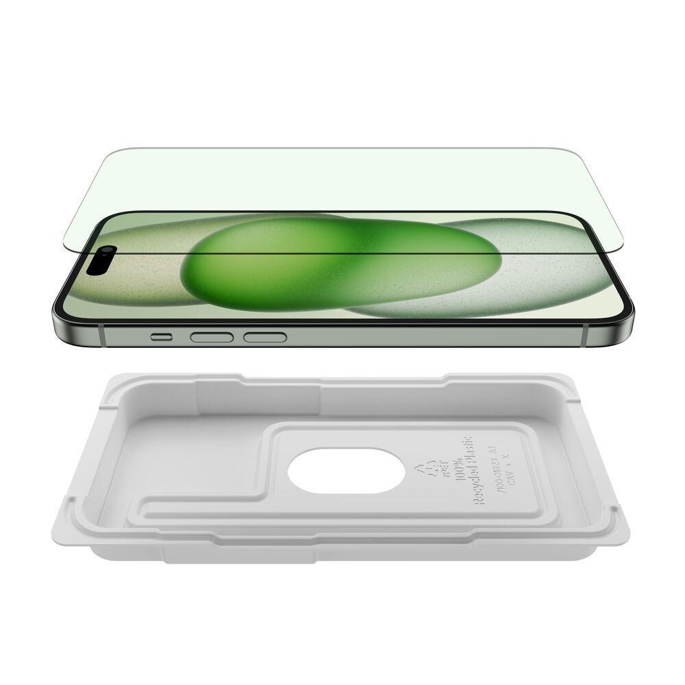 Belkin UltraGlass 2 Blue Light Filter Screen Protector for iPhone 16 Plus / iPhone 15 Plus / iPhone 14 Pro Max - Image 11