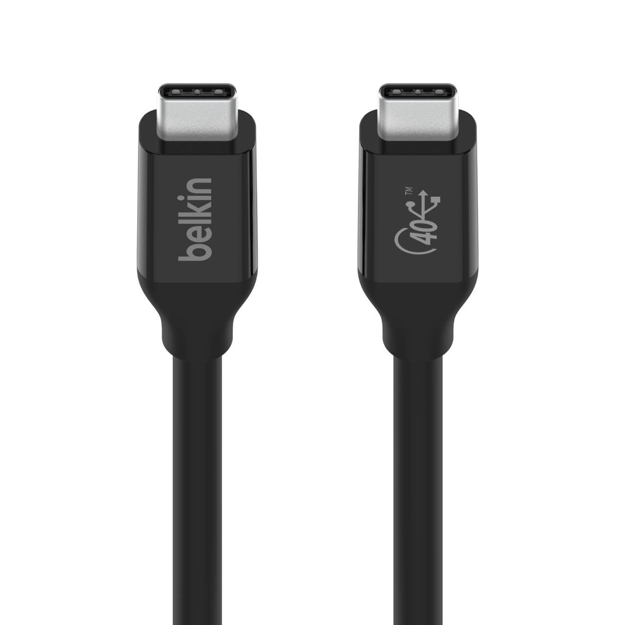 Belkin USB4 Cable, 100W + 40Gbps - Black, 2.6 ft - Image 3