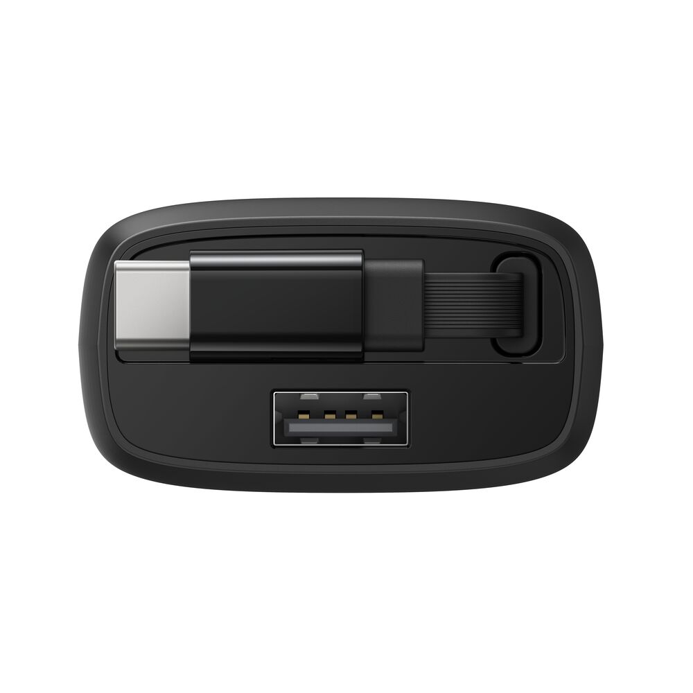 Belkin Retractable Car Charger 30W - Black - Image 8