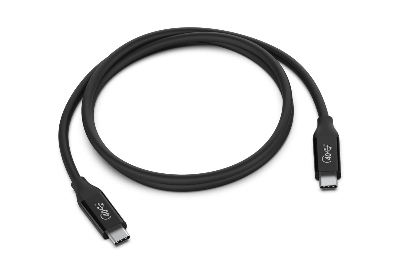 Belkin USB4 Cable, 100W + 40Gbps - Black, 2.6 ft - Image 4