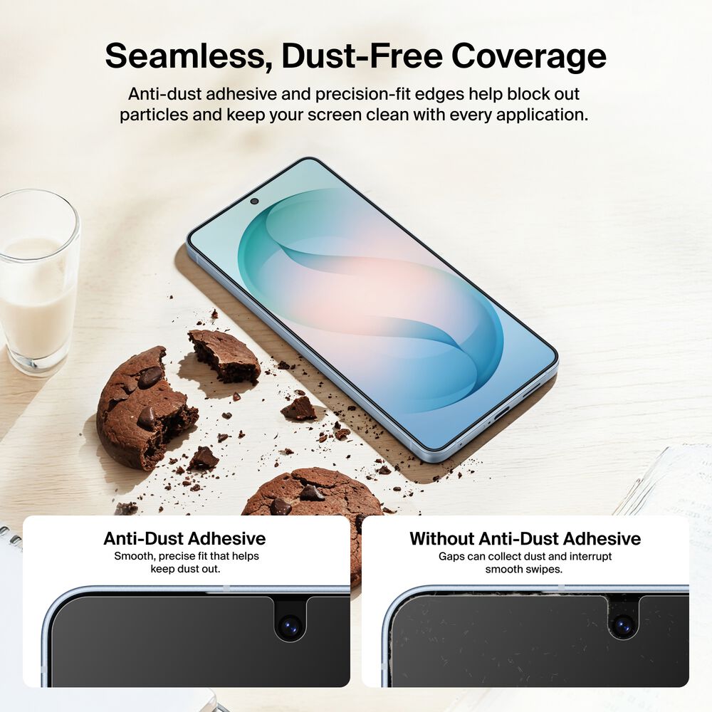 Belkin Titan EcoGuard Anti-Reflective Filter Screen Protector for Samsung Galaxy S26+ - Image 9