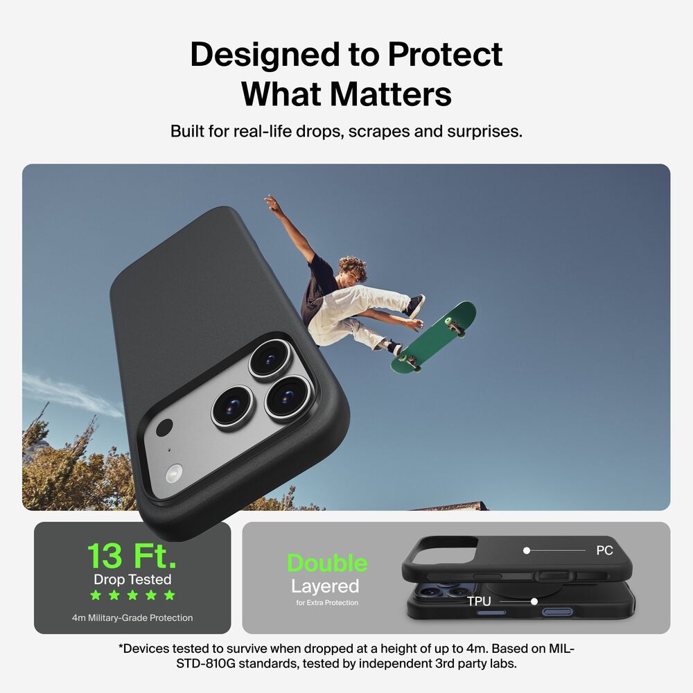 Belkin Protect Series Case for iPhone 17 Pro - Black - Image 3