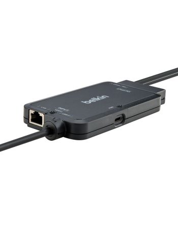 Belkin TAA KVM Dock USB-C to (1) DP/USB-B Cables w/ RJ45 and Power