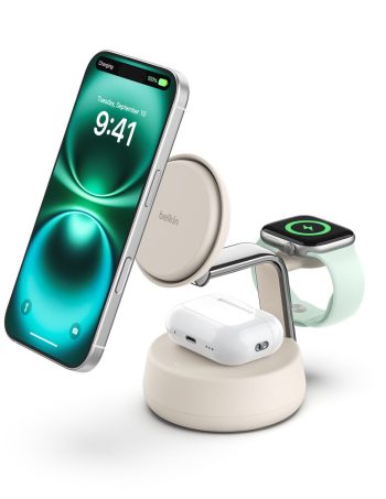Belkin 3-in-1 Magnetic Charging Dock with Qi2 25W