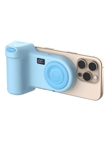 Belkin Magnetic Charging Camera Grip with Power Bank - Ice Blue