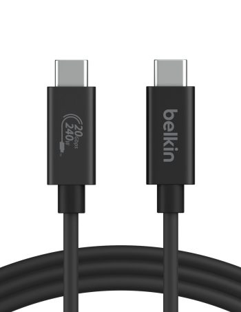 Belkin USB4 Cable, 240W + 20Gbps - 4 ft